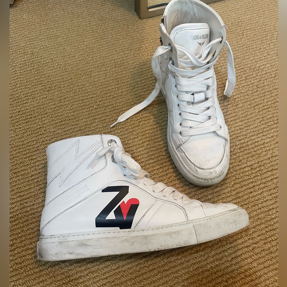 Zadig & Voltaire High Flash Sneaker (Limited edition Heart style)